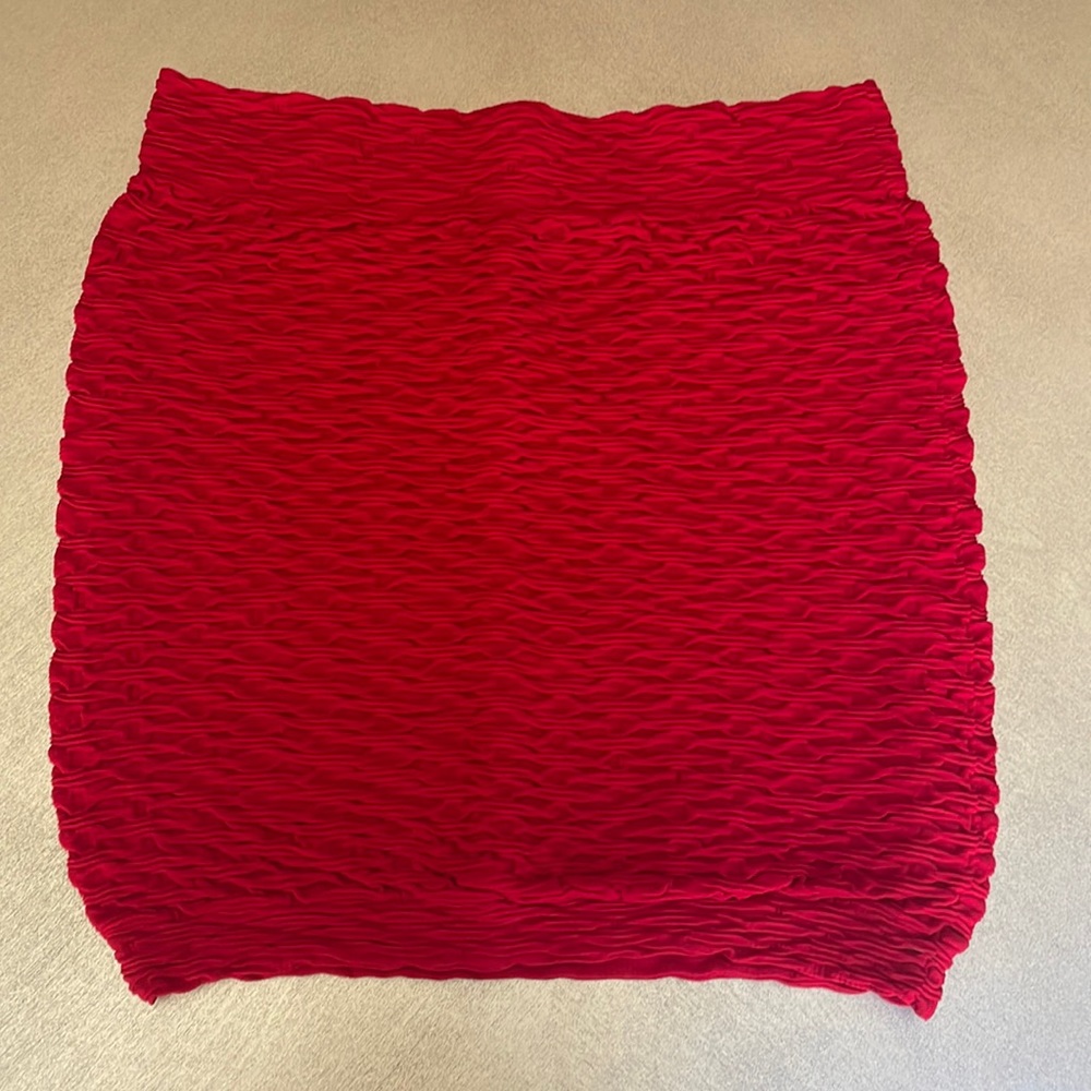 5 for $25 💴Soho girls bodycon rutched red skirt